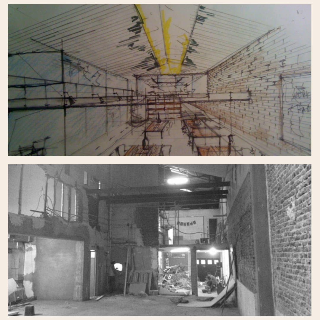 La Maquinita sede Soho en construccion